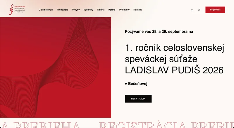 Ukážka projektu Ladislav Pudiš – webstránka, tvorba IT Hero