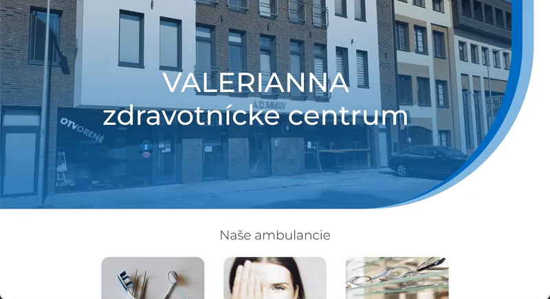 Ukážka projektu Valerianna – webstránka, tvorba IT Hero
